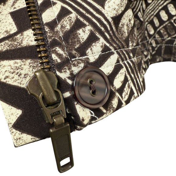 Chicos Zenergy Jacket Large (Chicos 2) Zip Front Casual Sport Stretch Brown - Picture 7 of 10